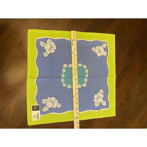 Lot Of 8 Placemats & 8 Napkin Set Home Wear "Luau" Placemats & Napkins Floral - Picture 13 of 16
